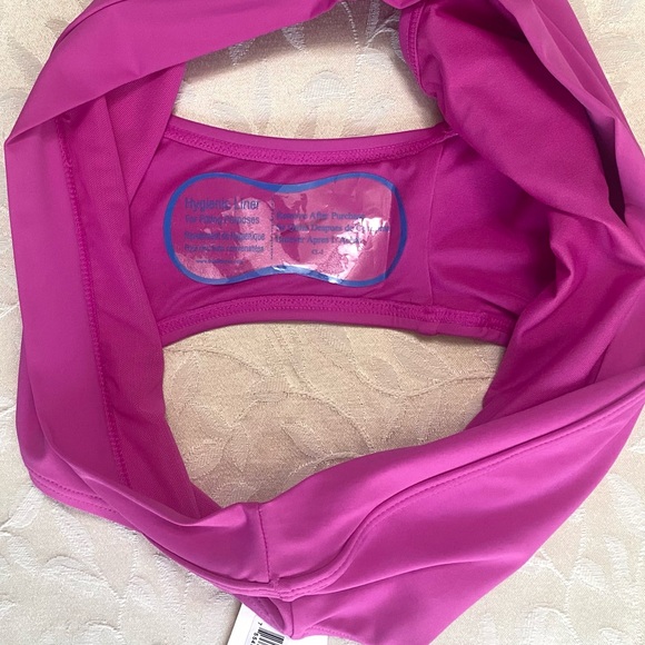 🆕 DKNY Swim Bottom Womens XL Fuchsia Pink Bathing Separates UPF40+ NEW NWT - Picture 6 of 7